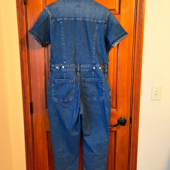 Gap Denim Jumpsuit Medium Indigo Size 10 - Picture 6 of 6
